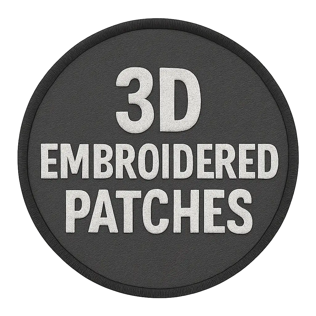 3D Embroidered Patch