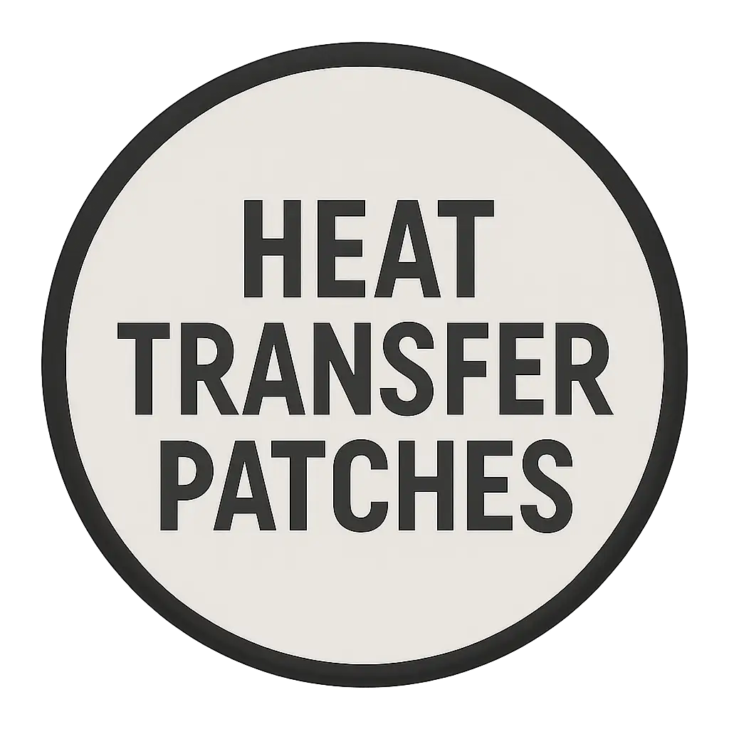 Iron-on sports patches for training kit and supporter merchandise