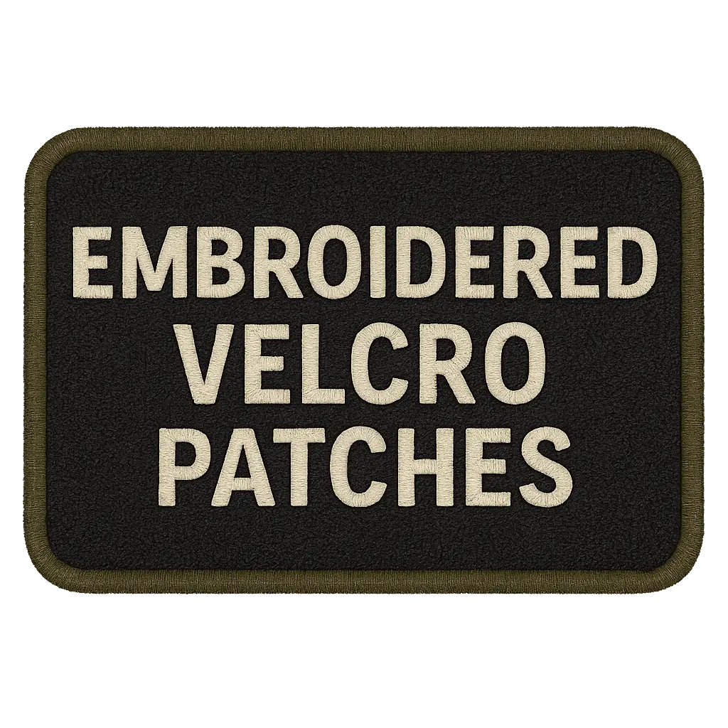 Embroidered Velcro Patches