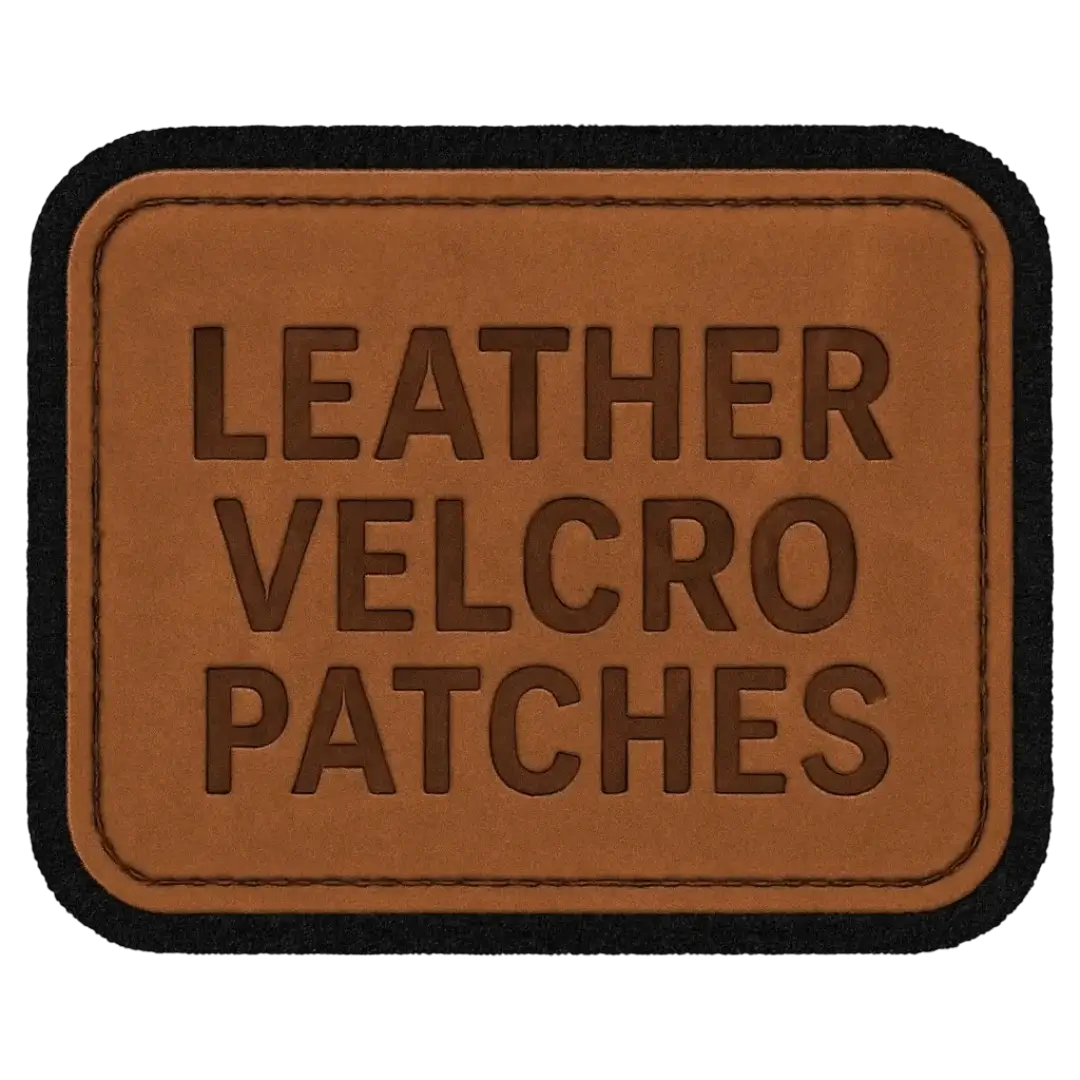 Leather Velcro Patches