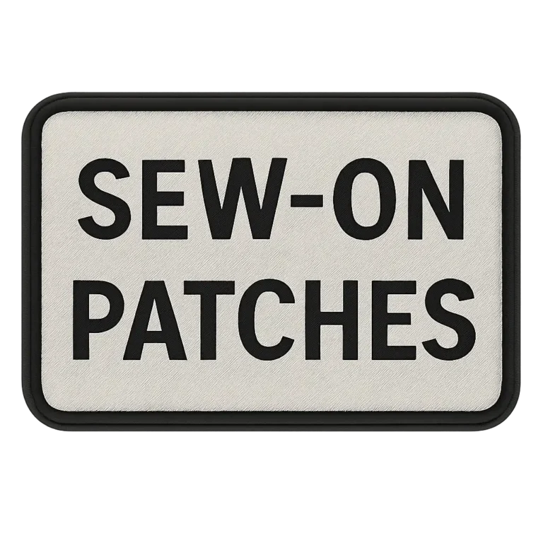 Custom sew on patches