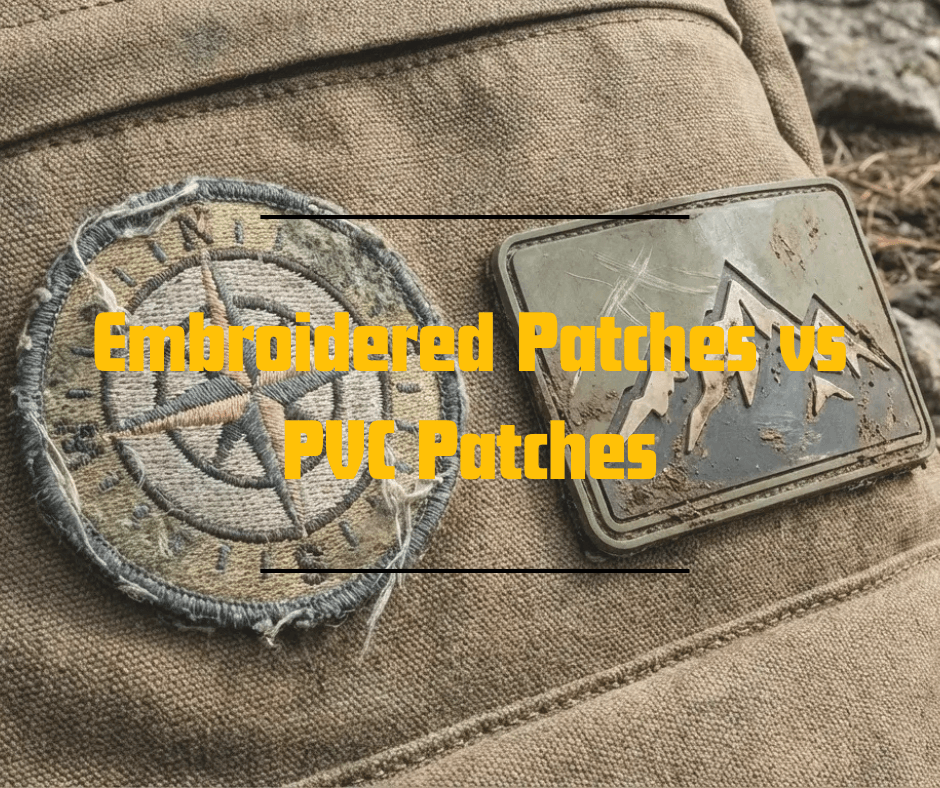 Embroidered patches vs PVC patches