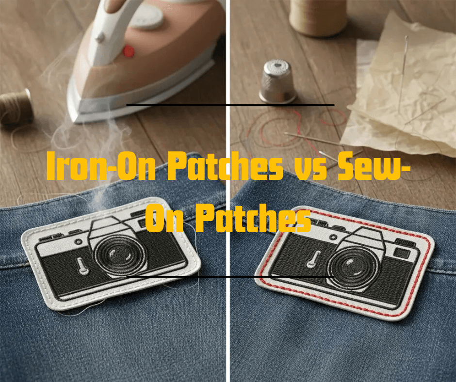 Iron-on patches vs sew-on patches
